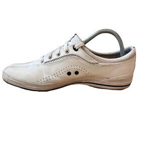 Vintage KEDS  Women's Tennis Sneakers - Leather - Arch support- White - Size 9.5